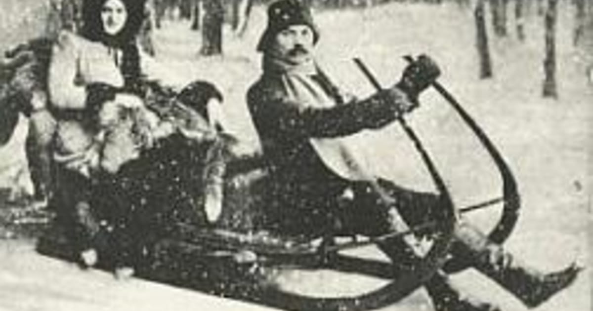 Sáně s kokosy